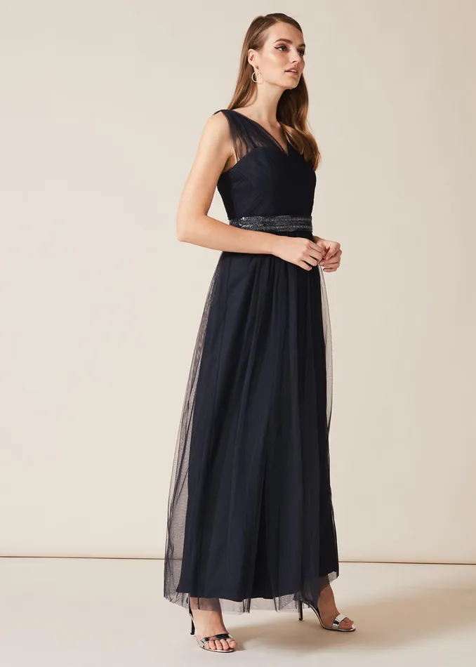 Women Phase Eight Dresses Romy Tulle Maxi Dress