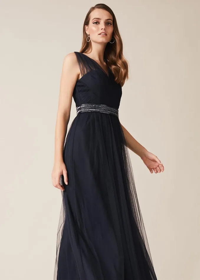Women Phase Eight Dresses Romy Tulle Maxi Dress