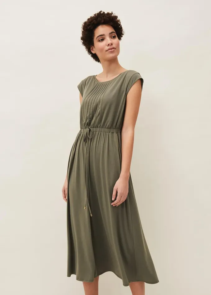 Women Phase Eight Dresses Rosanna Pintuck Jersey Dress