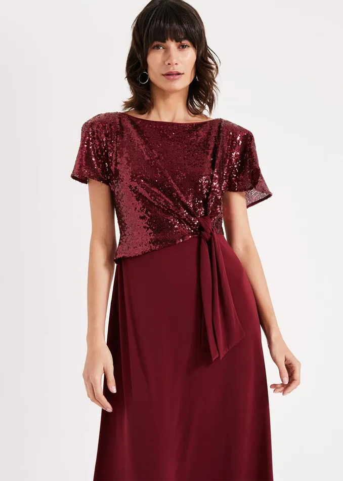 Women Phase Eight Dresses Rumi Knot Front Maxi Dress