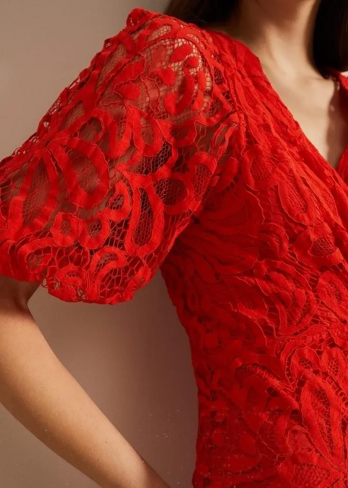 Women Phase Eight Dresses Senna Lace Midi Dress