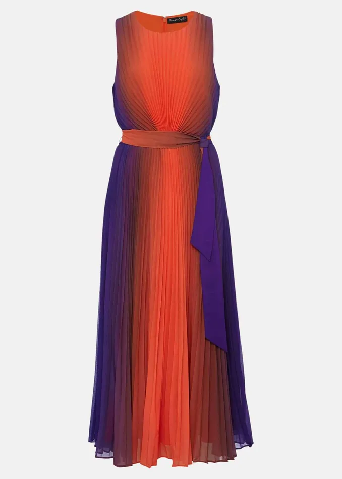 Women Phase Eight Dresses Simara Ombre Pleated Midi Dress