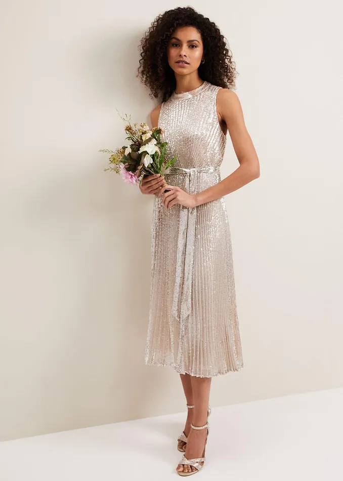 Women Phase Eight Dresses Simara Sequin Dress