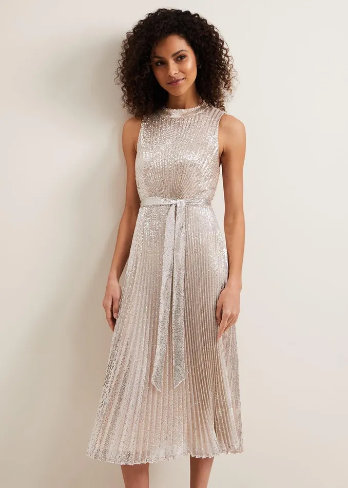 Women Phase Eight Dresses Simara Sequin Dress