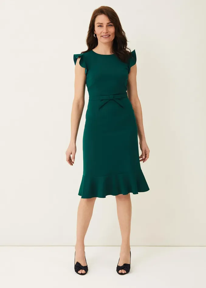Women Phase Eight Dresses Stella Bow Detail Dress