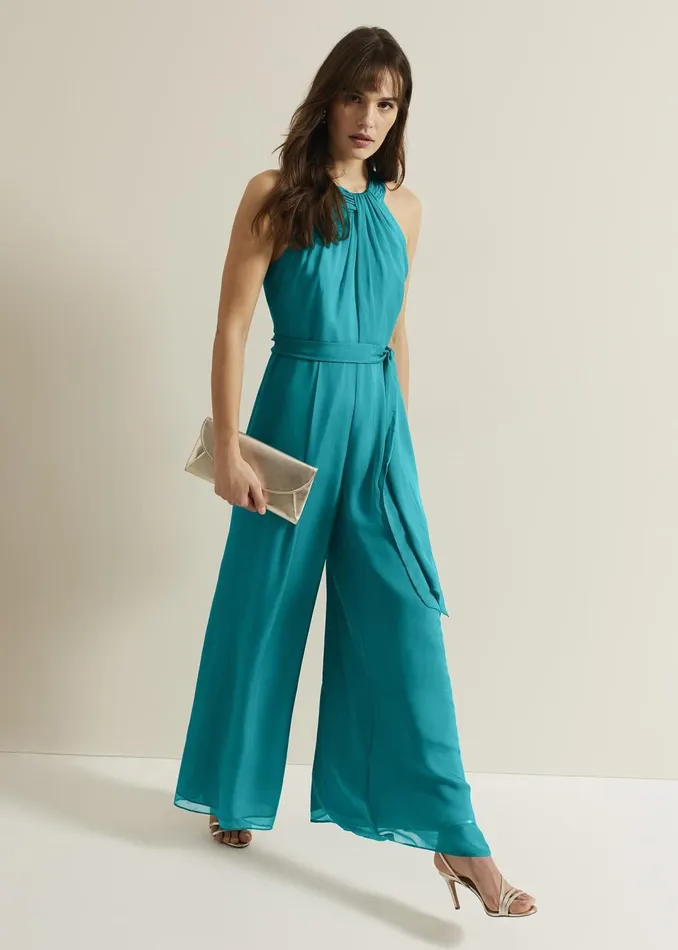 Women Phase Eight Dresses Susanna Silk Jumpsuit