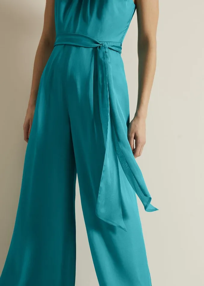 Women Phase Eight Dresses Susanna Silk Jumpsuit