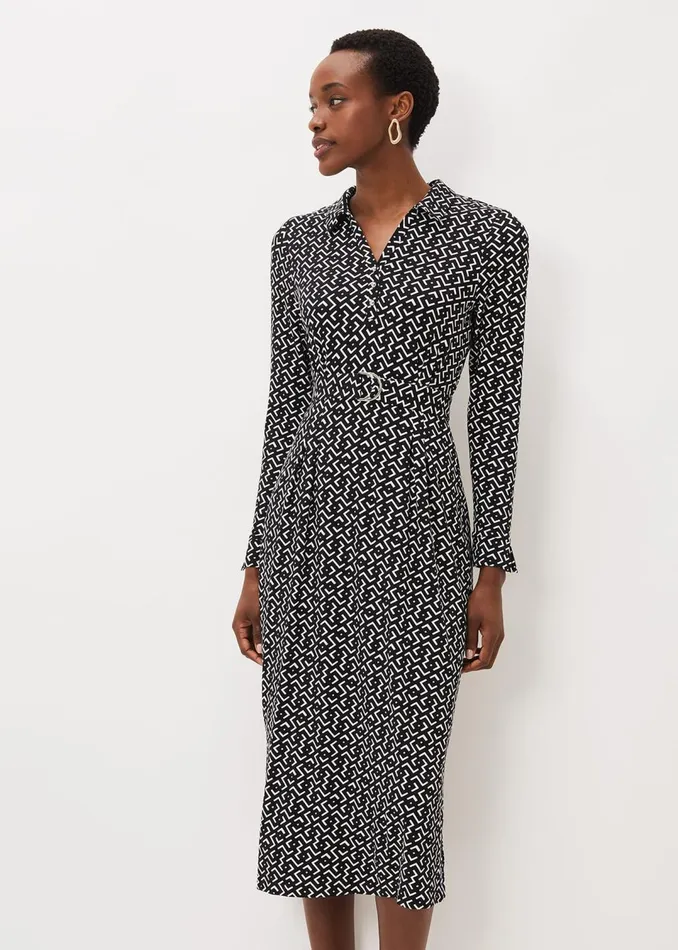 Women Phase Eight Dresses Teigan Abstract Print Midi Dress