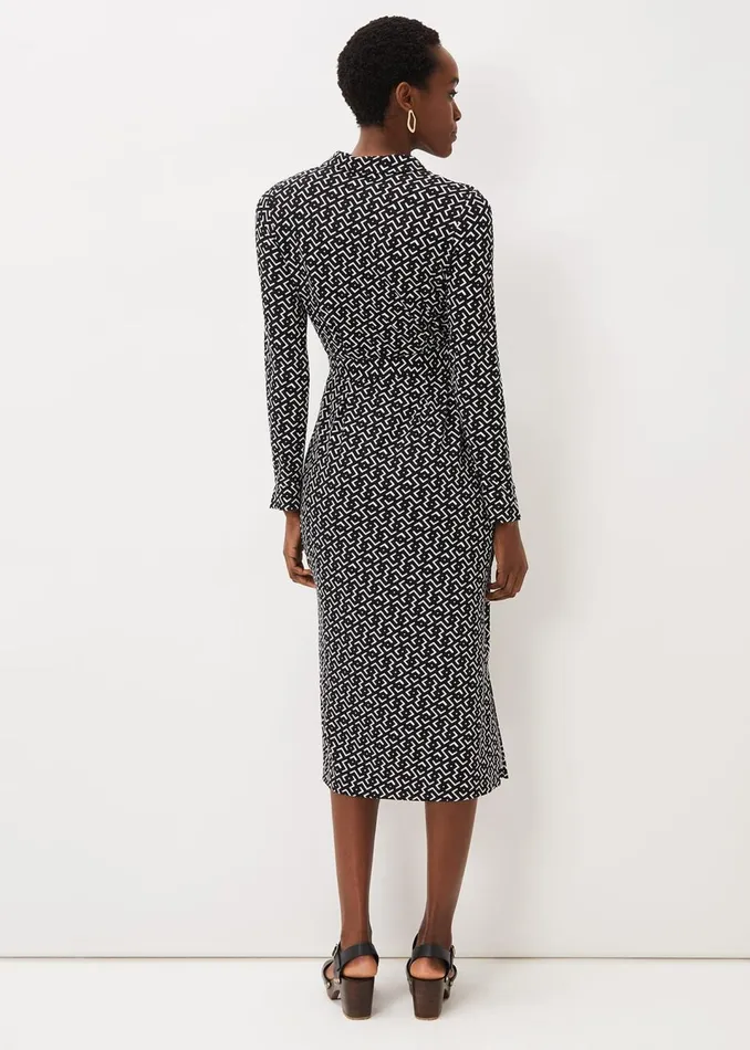 Women Phase Eight Dresses Teigan Abstract Print Midi Dress