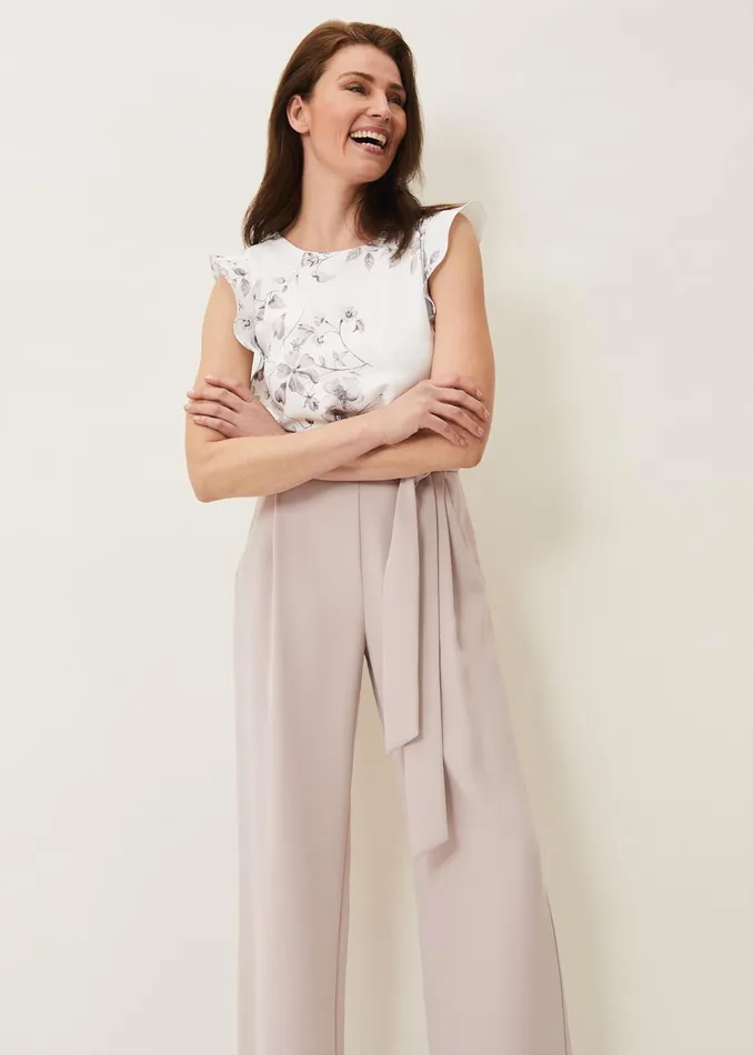 Women Phase Eight Dresses Victoriana Printed Jumpsuit