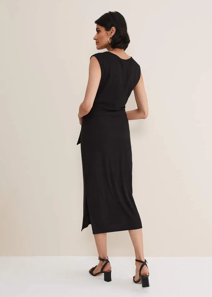 Women Phase Eight Dresses Yazmina Jersey Sleeveless Midi Dress
