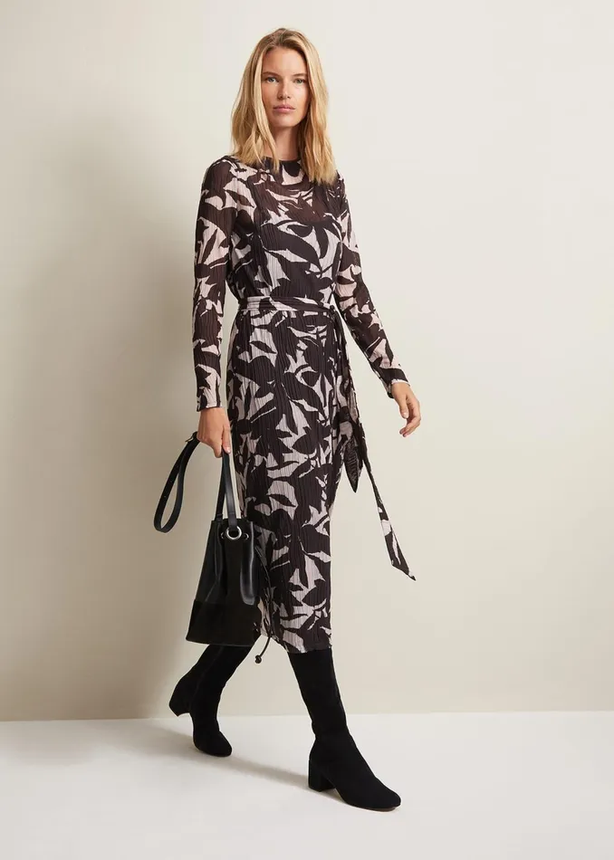 Women Phase Eight Dresses Yvonne Floral Midi Dress