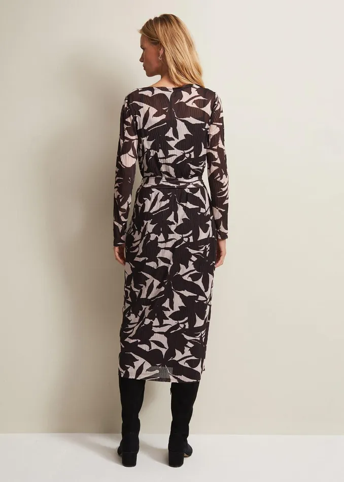 Women Phase Eight Dresses Yvonne Floral Midi Dress
