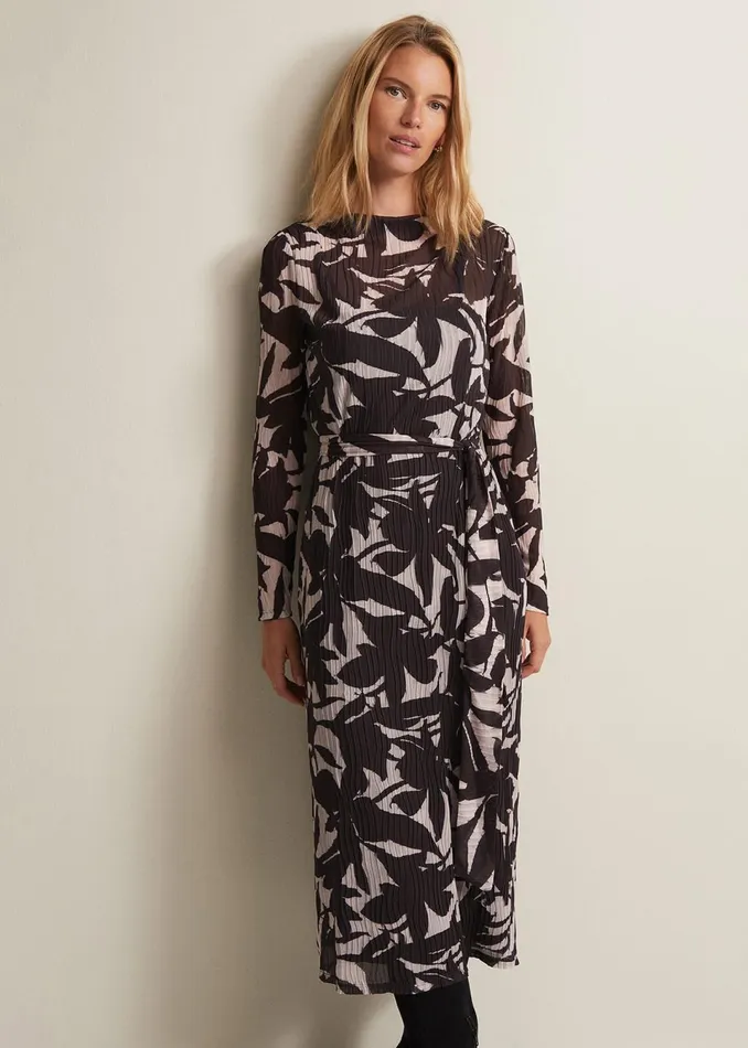Women Phase Eight Dresses Yvonne Floral Midi Dress