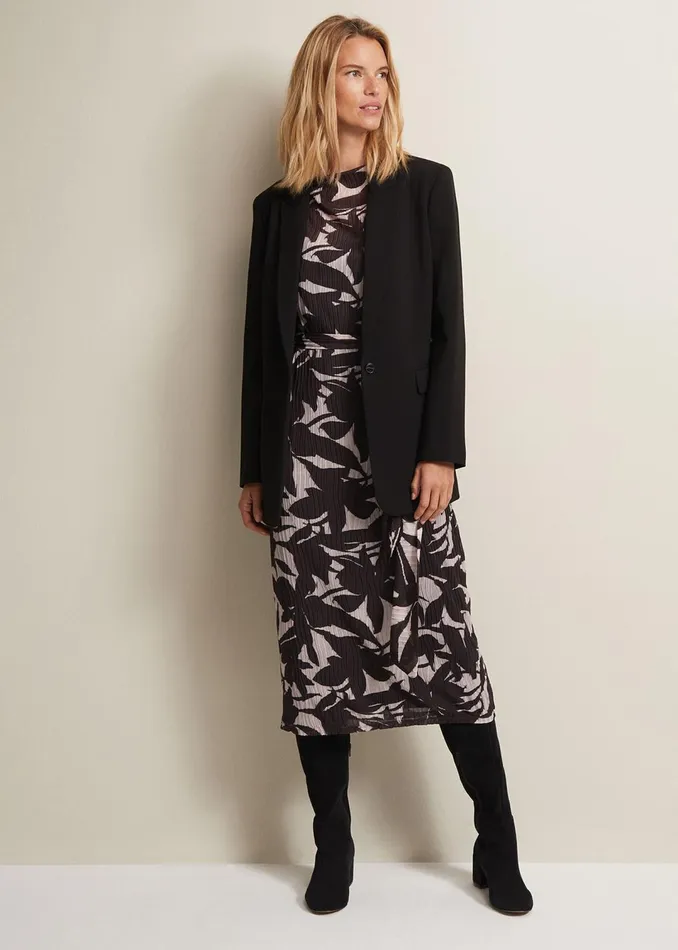 Women Phase Eight Dresses Yvonne Floral Midi Dress