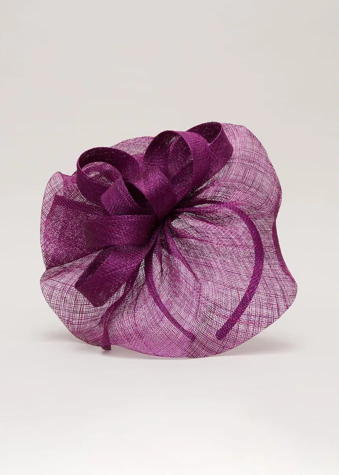 Women Phase Eight Fascinators and Hats Freeform Bow Disc Fascinator