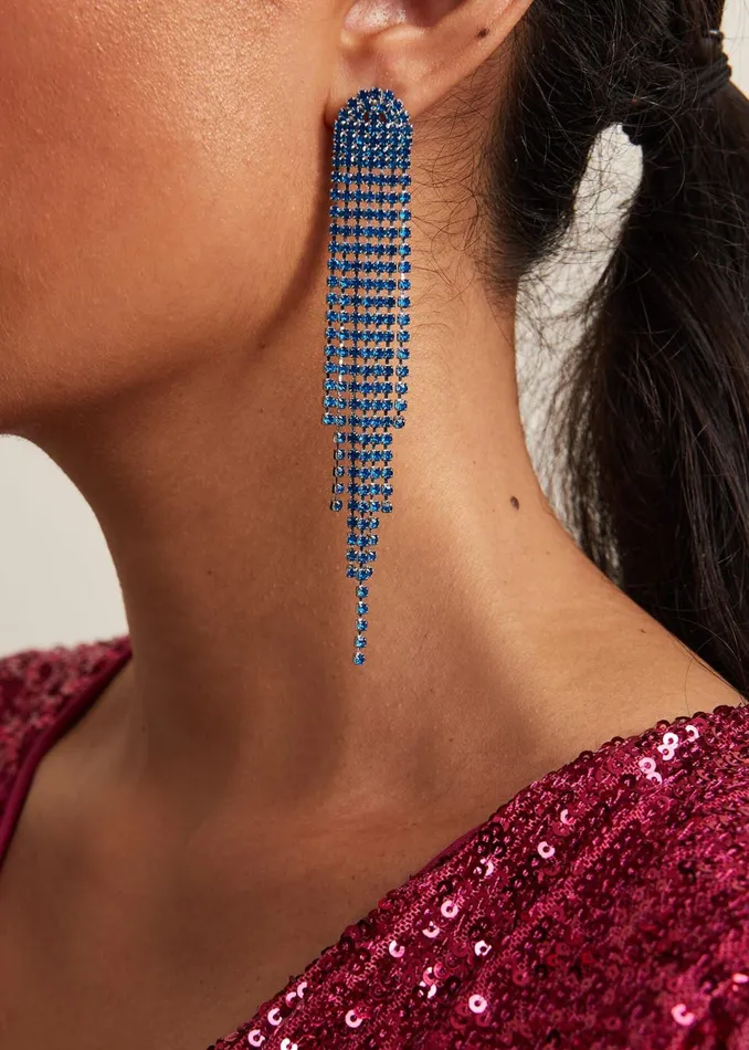 Women Phase Eight Jewellery Graduated Stone Drop Earrings