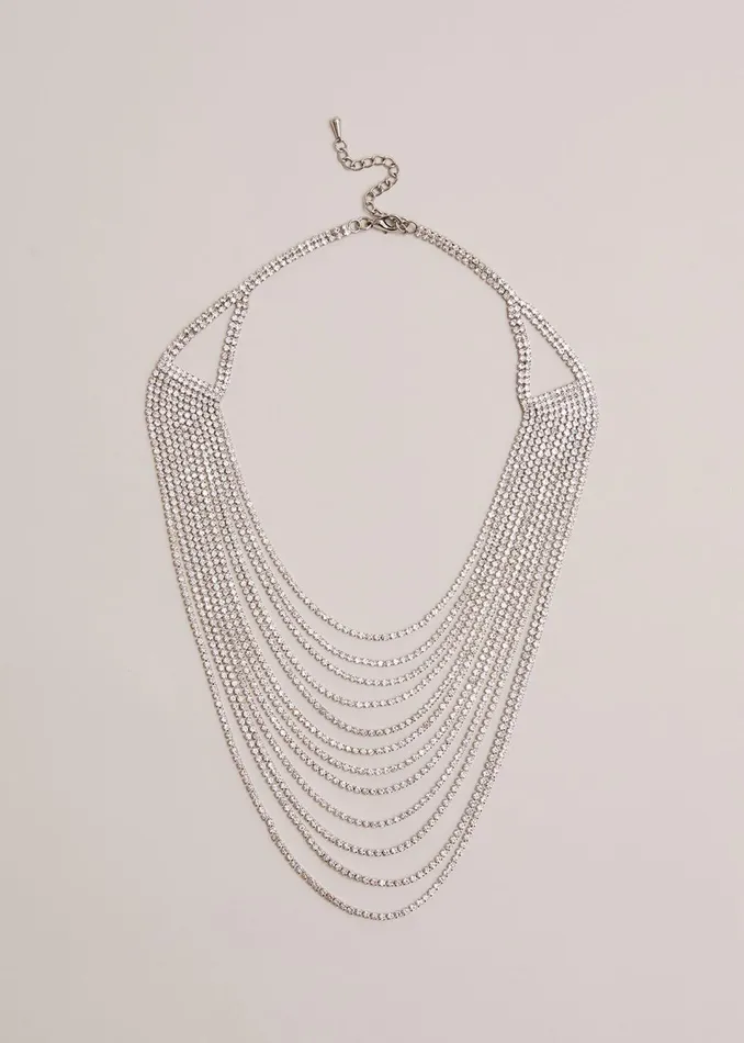 Women Phase Eight Jewellery Layered Stone Necklace