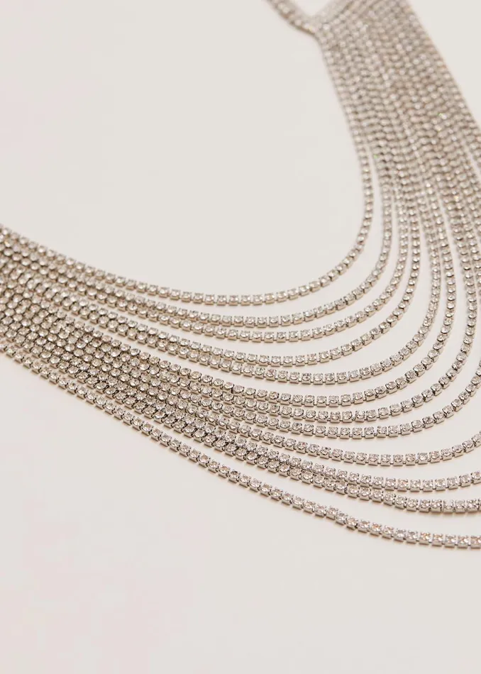Women Phase Eight Jewellery Layered Stone Necklace