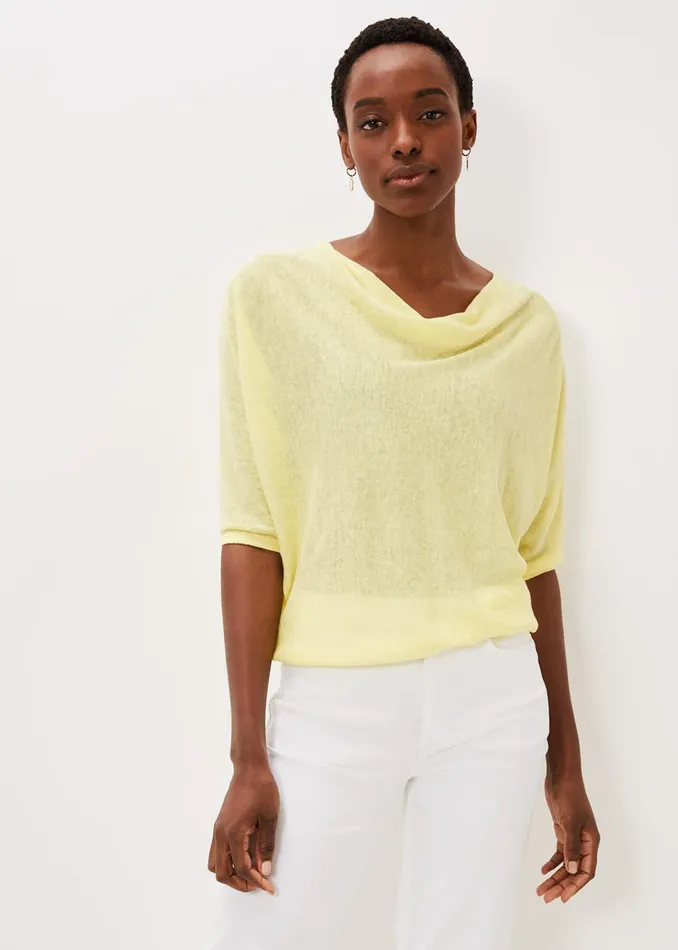 Women Phase Eight Knitwear Ashely Cowl Tape Knit