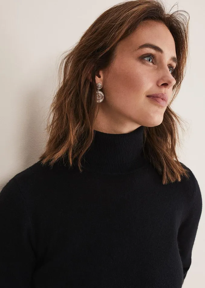 Women Phase Eight Knitwear Cressida Wool Cashmere Roll Neck