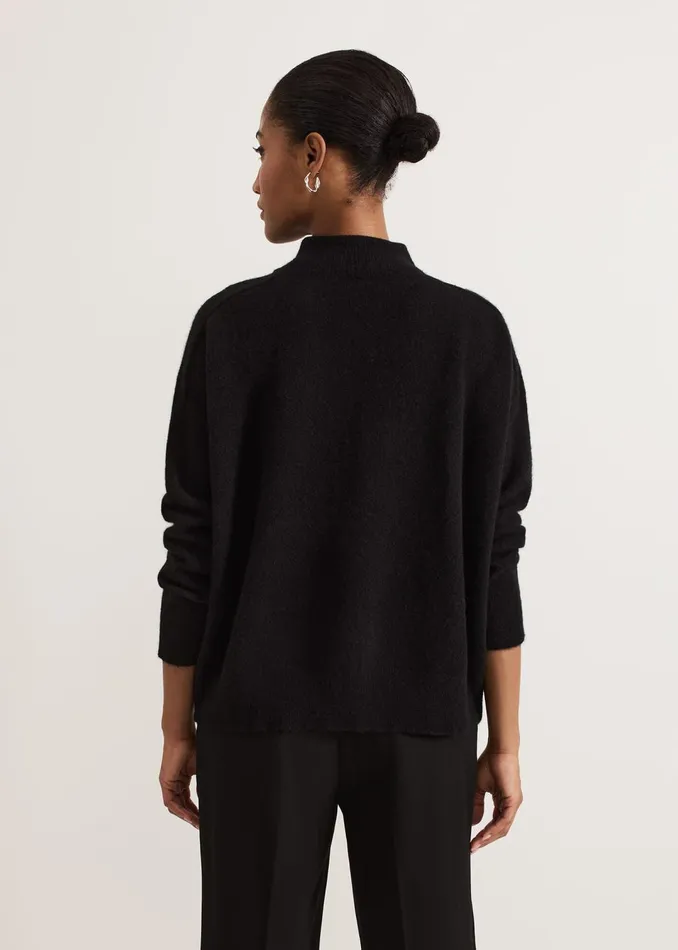 Women Phase Eight Knitwear Jordan Alpaca Funnel Neck Jumper