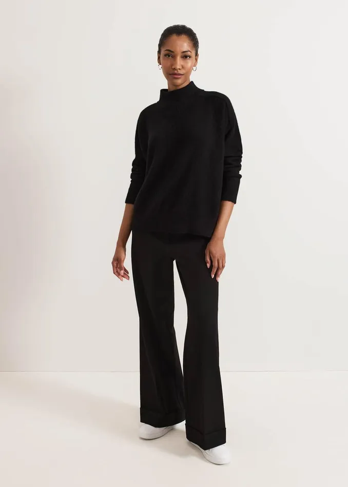 Women Phase Eight Knitwear Jordan Alpaca Funnel Neck Jumper