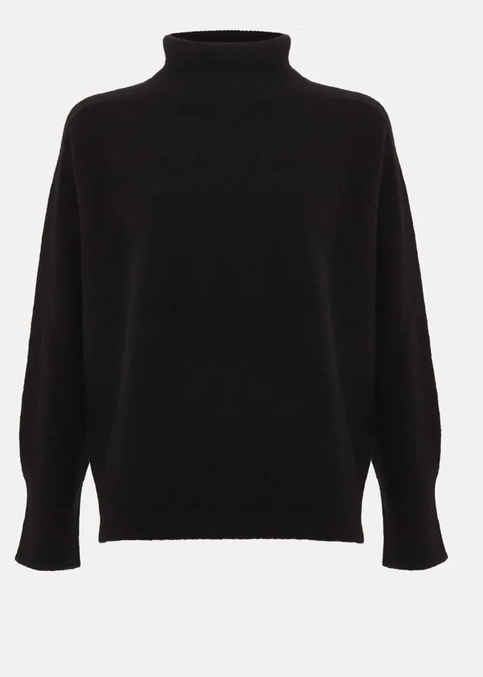 Women Phase Eight Knitwear Jordan Alpaca Funnel Neck Jumper