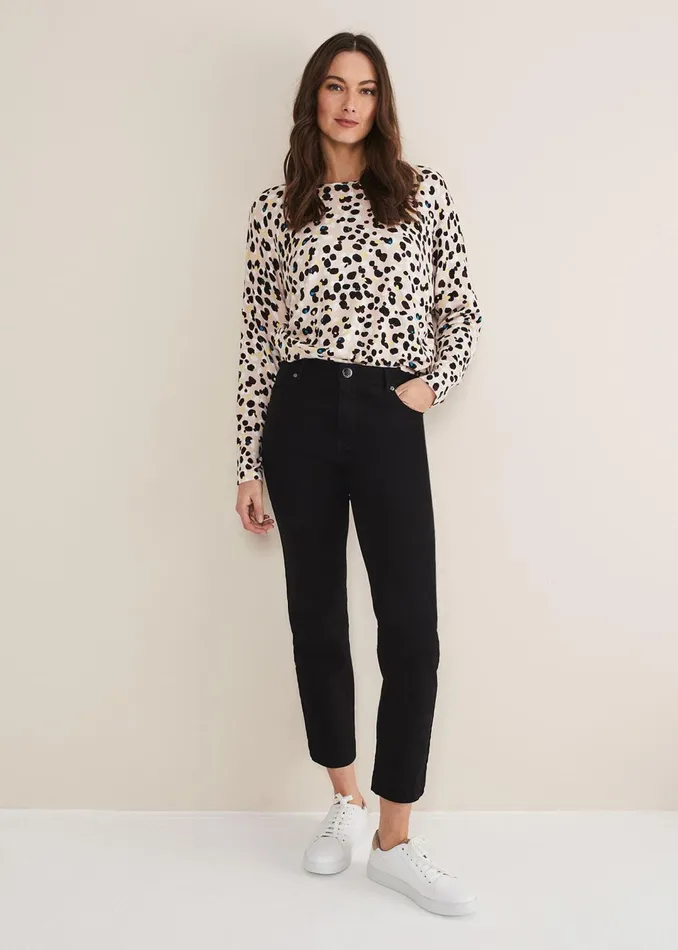 Women Phase Eight Knitwear Juno Abstract Jumper