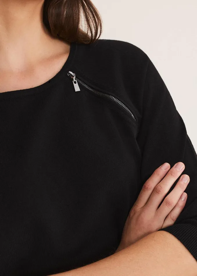 Women Phase Eight Knitwear Lolan Zip Trim Knit Jumper