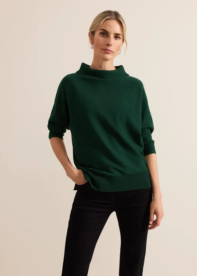 Women Phase Eight Knitwear Salima Funnel Neck Knit Jumper