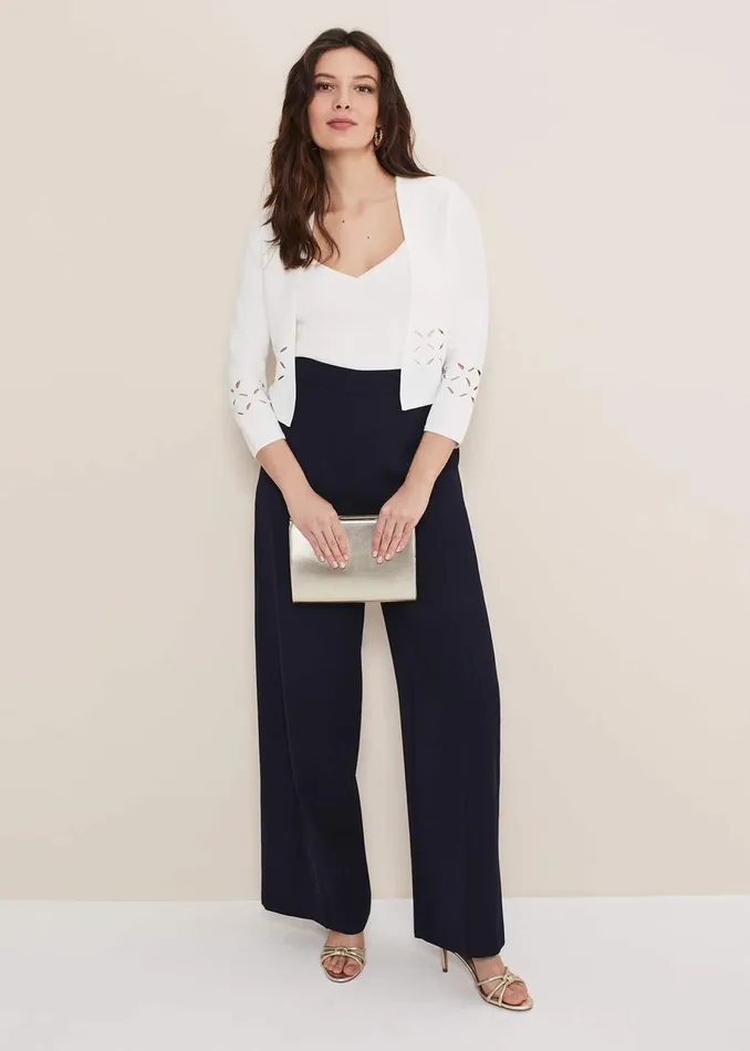 Women Phase Eight Knitwear Salma Cut Out Jacket