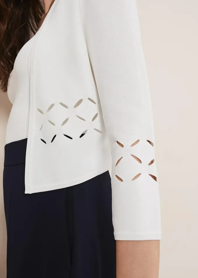 Women Phase Eight Knitwear Salma Cut Out Jacket