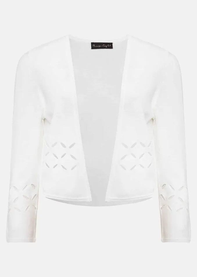 Women Phase Eight Knitwear Salma Cut Out Jacket