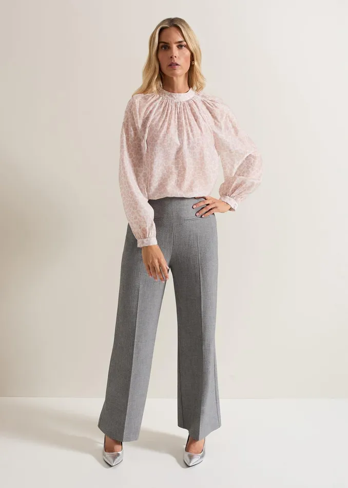 Women Phase Eight Shirts and Blouses Aila Animal Print Blouse