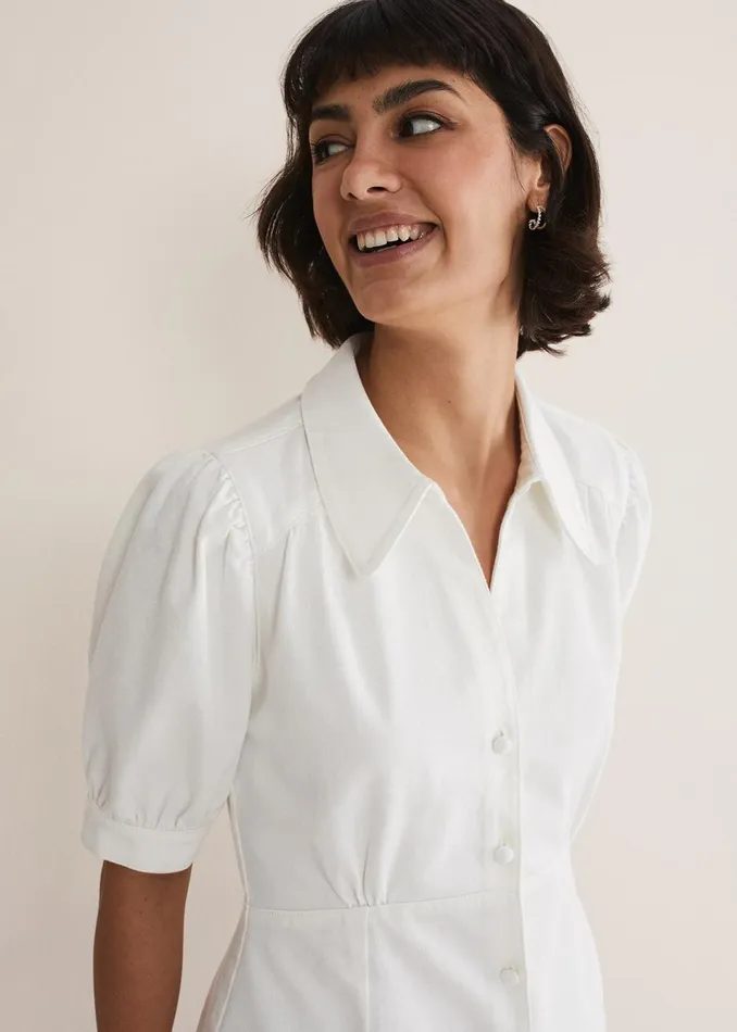 Women Phase Eight Shirts and Blouses Cosette Denim Top