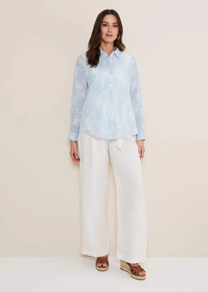 Women Phase Eight Shirts and Blouses Kaya Floral Print Shirt