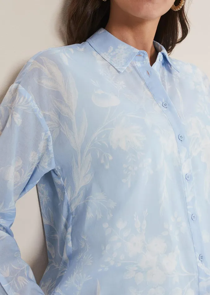 Women Phase Eight Shirts and Blouses Kaya Floral Print Shirt