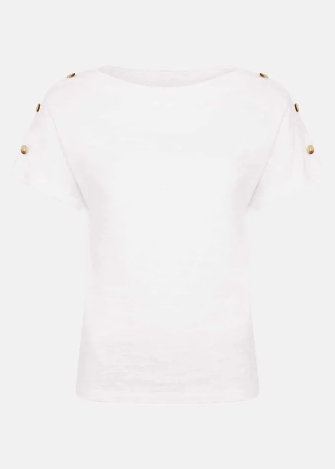 Women Phase Eight Shirts and Blouses Suzie Button Detail Top