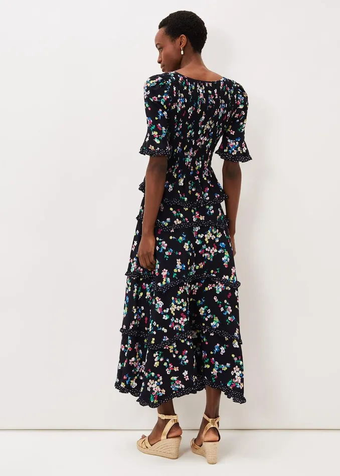 Women Phase Eight Skirts Hudson Floral Tiered CoOrd Skirt