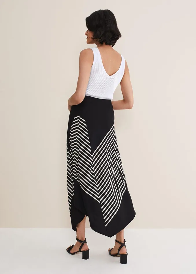 Women Phase Eight Skirts Veritty Stripe Skirt