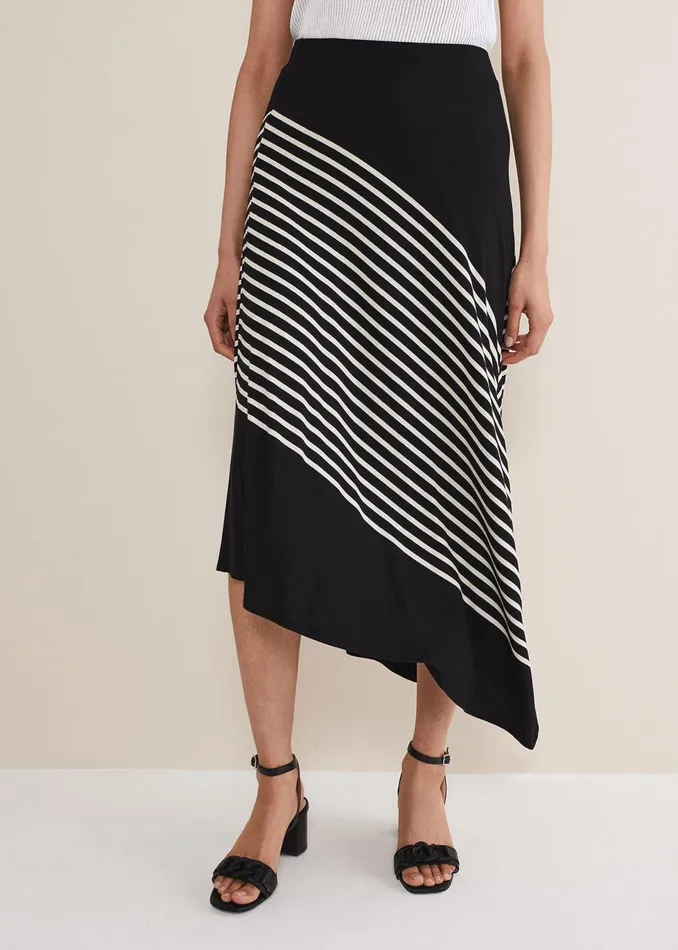 Women Phase Eight Skirts Veritty Stripe Skirt