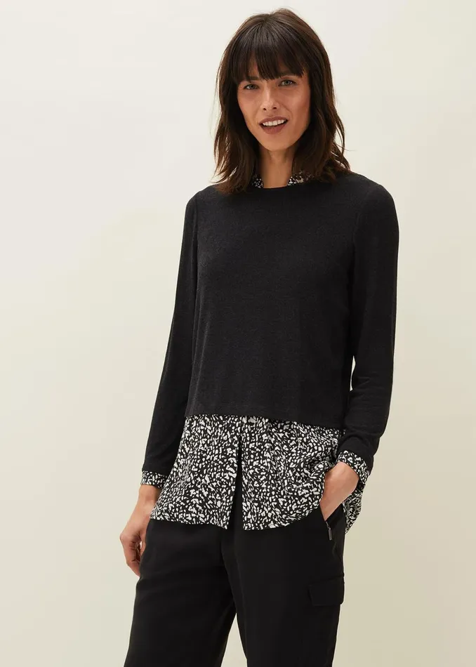 Women Phase Eight Tops and TShirts Avie Double Layer Top