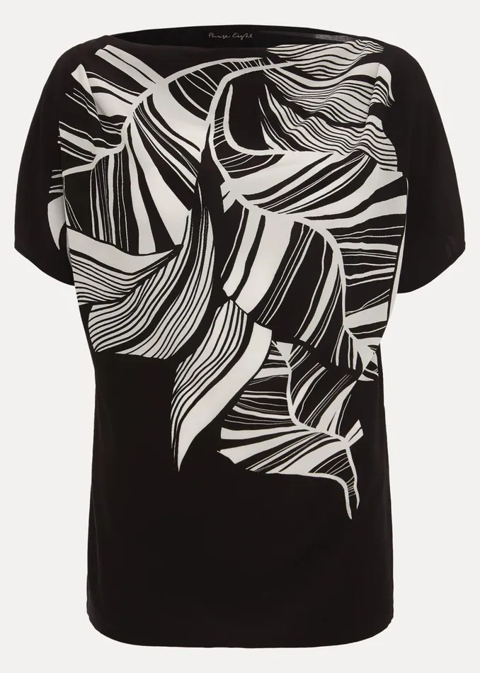 Women Phase Eight Tops and TShirts Lyra Woven Front Print Top