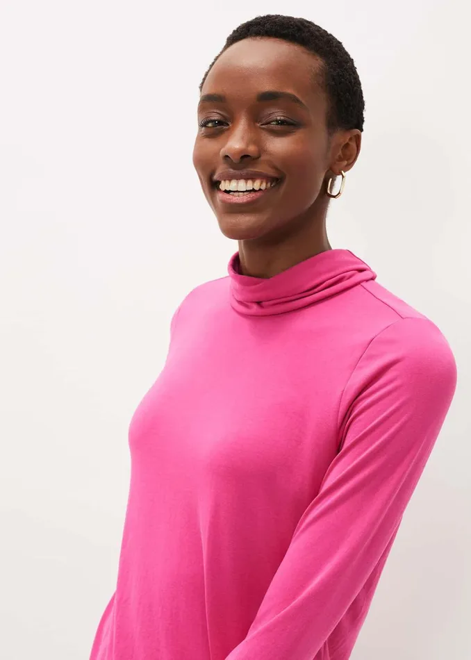Women Phase Eight Tops and TShirts Maisie Cupro Tie Hem Top