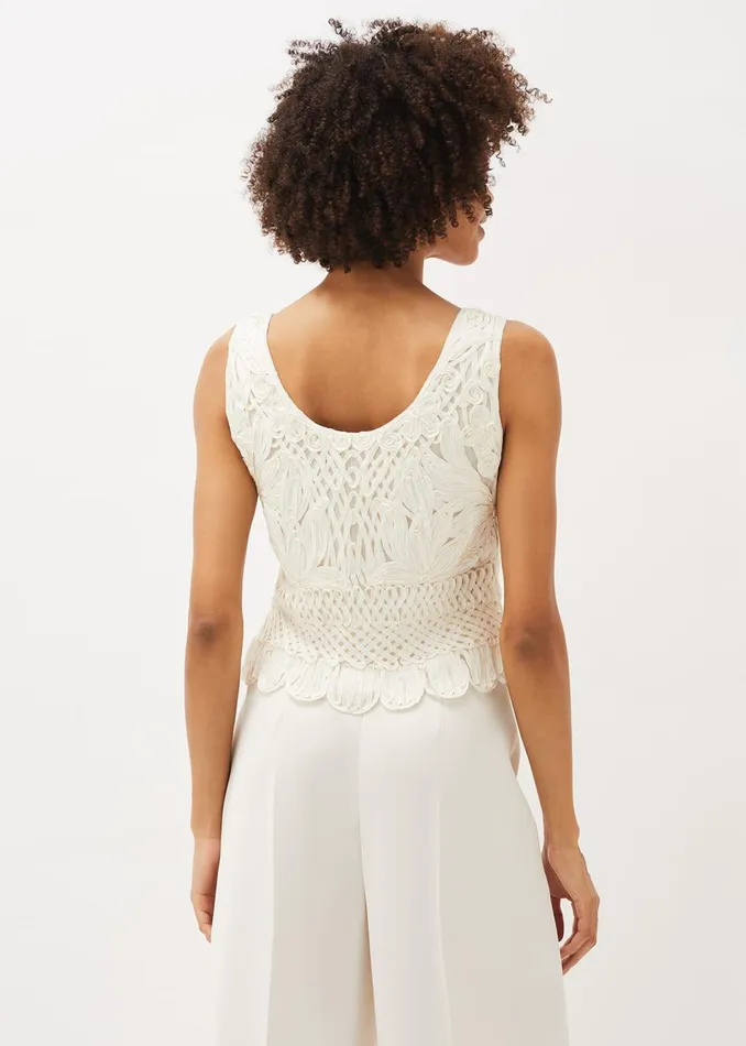 Women Phase Eight Tops and TShirts Naila Tapework Top