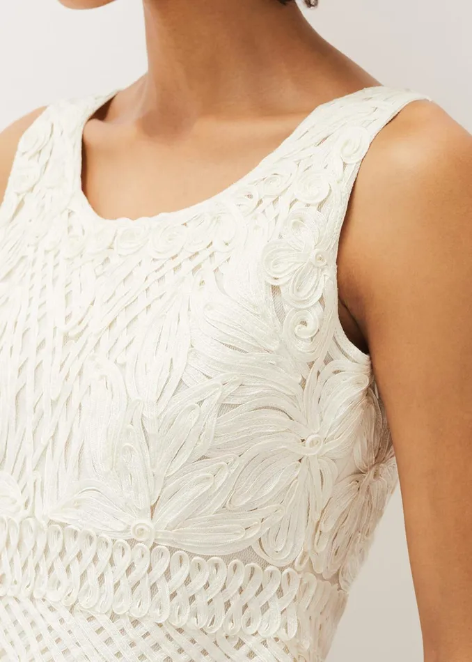 Women Phase Eight Tops and TShirts Naila Tapework Top