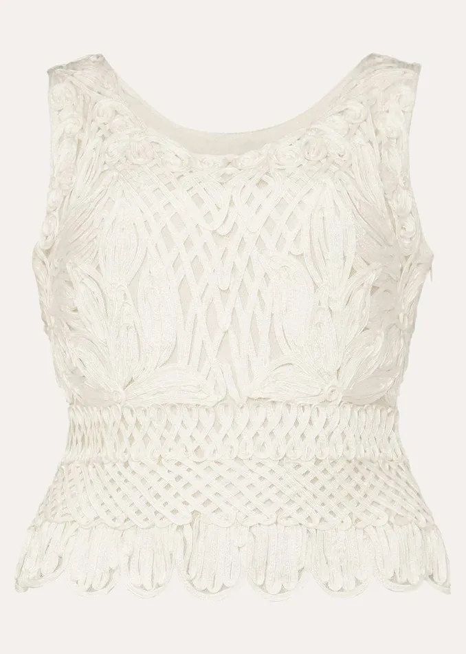 Women Phase Eight Tops and TShirts Naila Tapework Top