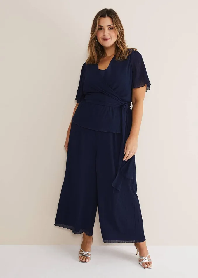 Women Phase Eight Trousers Aster Plisse Trousers CoOrd