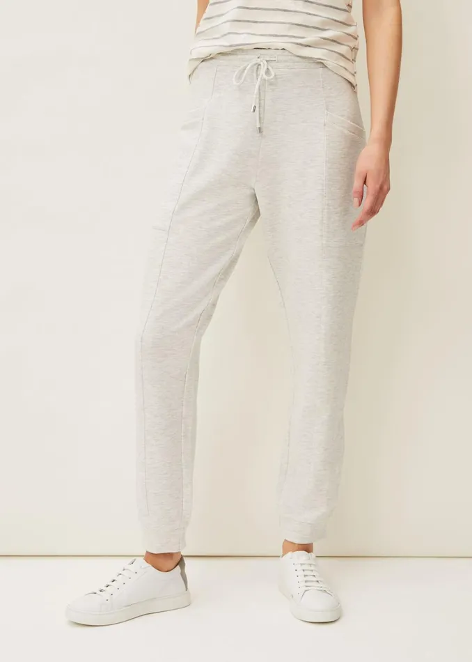 Women Phase Eight Trousers Carter Tapered Jersey Joggers